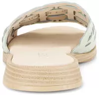 Pantolette GABOR, Damen, Gr. 36, pistazie, Nappaleder, Schuhe Pantolette,