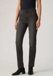 Straight-Jeans LEVI'S "724 HIGH RISE STRAIGHT", Damen, Gr. 26, L&auml;nge 32, grau