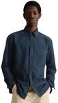 Langarmhemd MARC O'POLO DENIM, Herren, Gr. S, N-Gr, blau (navy teal), Web,