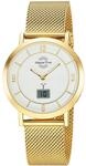 Funkuhr MASTER TIME "Advanced", gold (goldfarben), Armbanduhren, Damen, Funkuhr,
