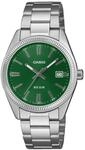 Quarzuhr, gr&uuml;n (edelstahlfarben, gr&uuml;n), CASIO TIMELESS COLLECTION, Armbanduhren,