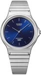Quarzuhr, blau (edelstahlfarben, blau), CASIO TIMELESS COLLECTION, Armbanduhren,
