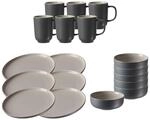 Geschirr-Set RITZENHOFF & BREKER "Fr&uuml;hst&uuml;cksservice Jasper 18er Set", grau, 18,
