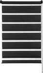 Doppelrollo GARDINIA "Easyfix", schwarz, B:90cm H:220cm, Polyester, Rollos,