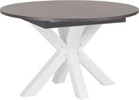 Esstisch M&Auml;USBACHER, grau (tischplatte: keramik dunkel), B:130cm H:78cm T:130cm,