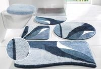 Badematte OTTO HOME "Magnus, Badvorleger, Badezimmer Teppich" Gr. 10, blau