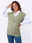 Pullunder CASUAL LOOKS "Pullunder", Damen, Gr. 36, gr&uuml;n (lindgr&uuml;n, meliert),...
