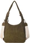 Hobo HARBOUR 2ND "Laurine", Damen, Gr. B/H/T: 34cm x 28cm x 10cm, gr&uuml;n (olive),