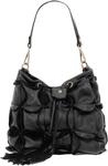 Henkeltasche SAMANTHA LOOK, Damen, Gr. B/H/T: 24cm x 22cm x 17cm onesize, schwarz,