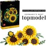 Konstruktionsspielsteine LEGO "Sonnenblumen (11502), LEGO Botanicals", bunt,