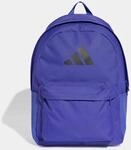 Rucksack ADIDAS PERFORMANCE "CLASSIC 3-STREIFEN LOGO", blau (pure lila, schwarz),
