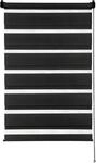 Doppelrollo GARDINIA "Easyfix", schwarz, B:100cm H:150cm, Polyester, Rollos,