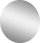 Wandspiegel GERMANIA "Ameca", grau (graphit), B:60cm H:60cm T:2cm &Oslash;:60cm,