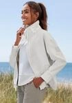 Softshelljacke ELBSAND, Damen, Gr. M/38, wei&szlig; (nebelwei&szlig;), Web, Obermaterial: 85%