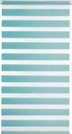 Doppelrollo K-HOME "Ancona" Gr. 1, blau (t&uuml;rkis), B:40cm H:150cm, Polyester, Rollos,