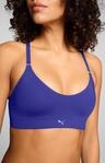 Sport-Bustier PUMA "PUMA WOMEN 3D KNIT SPORT TRIANGLE TOP 1P", Damen, Gr. L,...