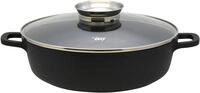 Servierpfanne ELO "Alucast", schwarz, H:8,3cm &Oslash;:32cm, Pfannen, Servierpfanne,