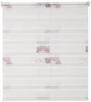 Doppelrollo K-HOME "Delphi", taupe, B:40cm H:200cm, Polyester, Rollos, Doppelrollo,