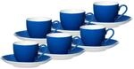 Tasse RITZENHOFF & BREKER "Espressotassen und -untertassen Doppio 80 ml 6er Set",