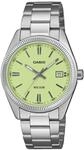 Quarzuhr, gr&uuml;n (edelstahlfarben, hellgr&uuml;n), CASIO TIMELESS COLLECTION,