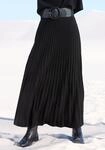 Strickrock LASCANA, Damen, Gr. 34, schwarz, Strick, Obermaterial: 100%...