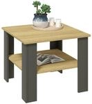 Couchtisch VCM "Sofatisch Couchtisch Beistelltisch Disalo 55x55", schwarz (wei&szlig;,