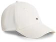 Baseball Cap TOMMY HILFIGER "TH FLAG COTTON 6 PANEL CAP", ivory petal, Web,