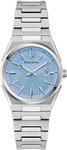 Quarzuhr BULOVA "Classic", silber (goldfarben, blau), Armbanduhren, Damen, Quarzuhr,