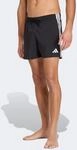 Badeshorts ADIDAS PERFORMANCE "3-STREIFEN", Herren, Gr. XL, N-Gr, schwarz,...