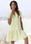 Blusenkleid VIVANCE "aus strukturierter Ware mit Volant", Damen, Gr. 36, N-Gr,