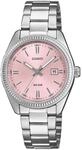 Quarzuhr, rosa (edelstahlfarben), CASIO TIMELESS COLLECTION, Armbanduhren,...
