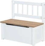 Truhenbank ROBA "Woody, natur & wei&szlig;", beige (natur, wei&szlig;), Sitzb&auml;nke, Kinder,