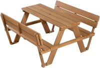 Kindersitzgruppe ROBA "Picknick for 4 Outdoor +, Teakholz-Optik", braun (teakholz,