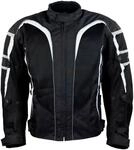 Motorradjacke ROLEFF "RO 607" Gr. S, grau (wei&szlig;, grau), Jacken, S,...