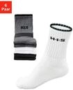 Sportsocken H.I.S "Tennissocken Damen Herren Laufsocken", Damen, Gr. 35-38, grau (2x