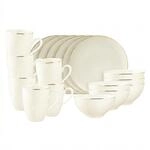 Geschirr-Set SELTMANN WEIDEN "Fr&uuml;hst&uuml;cksservice Savona Goldlinie 18er Set creme",