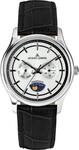 Quarzuhr JACQUES LEMANS "Derby", schwarz (schwarz, silberfarben), Armbanduhren,