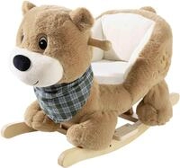 Schaukeltier HEUNEC "Schaukelb&auml;r", braun (hellbraun, wei&szlig;), Schaukeltiere,