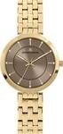 Quarzuhr JACQUES LEMANS "Milano", gold (goldfarben, braun), Armbanduhren, Damen,