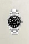 Quarzuhr GANT "F-fax", silber (silberfarben, schwarz), Armbanduhren, Herren,