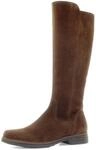 Stiefel GABOR, Damen, Gr. 37, Normalschaft, braun, Veloursleder, Schuhe Stiefel,