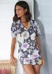 Shorty, Damen, Gr. 32/34, bunt (gebl&uuml;mt), Single Jersey, Obermaterial: 50%