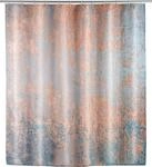 Duschvorhang WENKO "Agate", blau (agate), B:180cm H:200cm, Polyester, Duschvorh&auml;nge,