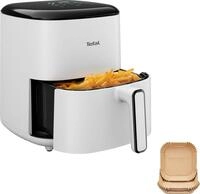 TEFAL Hei&szlig;luftfritteuse "EY2453 Easy Fry Max Digital", hellgrau, B:36,8cm H:35,7cm