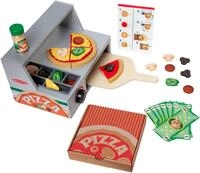 Kaufladen SPIN MASTER "Melissa & Doug Holz-Pizzeria", bunt, Kaufl&auml;den, KinderB:22cm
