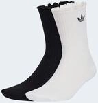 Sportsocken ADIDAS ORIGINALS "CREW, R&Uuml;SCHEN, 2 PAAR", Herren, Gr. M (40/42),