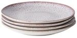 Teller-Set GIPFELST&Uuml;CK "Alpenwiese", lila (beere), 4, Geschirr-Sets, Teller-Set