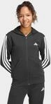1100000002199 ADIDAS SPORTSWEAR "JG 3S FZ HD 280", M&auml;dchen, Gr. 170, schwarz
