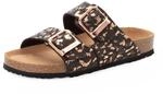 Pantolette TAMARIS, Damen, Gr. 36, schwarz, Lederimitat, Basic, Schuhe Pantolette,