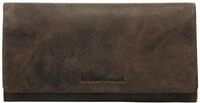 Geldb&ouml;rse BRUNO BANANI "BRUNO BANANI Damen echt Leder", Damen, braun, Leder,